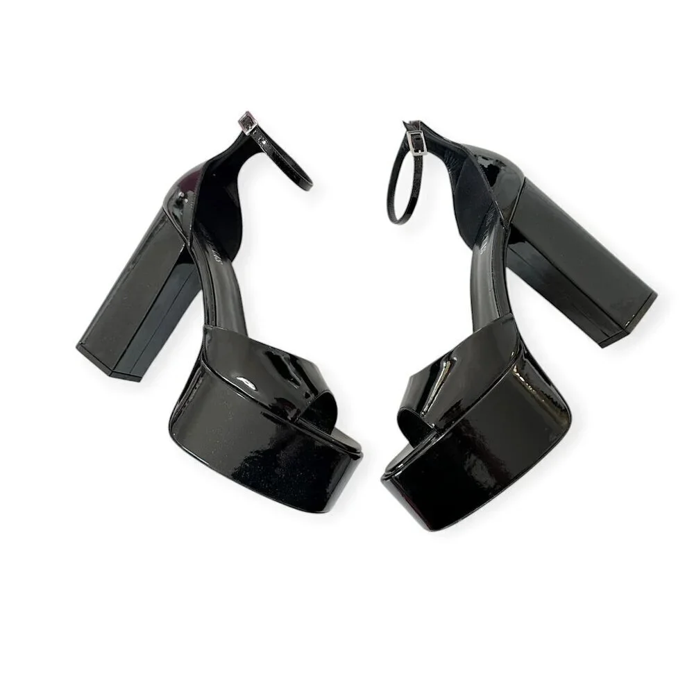 Paris Texas Tatiana patent leather platform sandals,  Size 41, New in Box